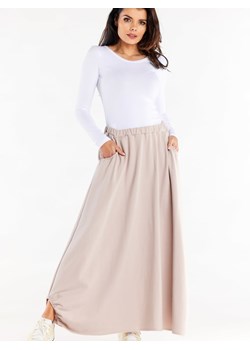 INFINITE YOU Spódnica w kolorze beżowym ze sklepu Limango Polska w kategorii Spódnice - zdjęcie 164587864