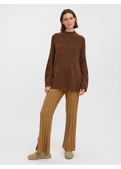 Vero Moda Sweter &quot;Jane&quot; w kolorze brązowym ze sklepu Limango Polska w kategorii Swetry damskie - zdjęcie 164650280