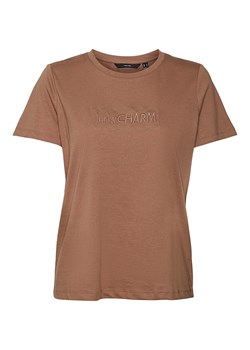 Vero Moda Koszulka w kolorze jasnobrązowym ze sklepu Limango Polska w kategorii Bluzki damskie - zdjęcie 164650510