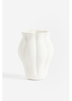 H & M - Mały wazon z kamionki - Biały ze sklepu H&M w kategorii Wazony - zdjęcie 164651832