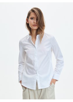 Reserved - Koszula z bawełną - biały ze sklepu Reserved w kategorii Koszule damskie - zdjęcie 164678944
