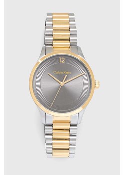 Calvin Klein zegarek męski kolor złoty ze sklepu ANSWEAR.com w kategorii Zegarki - zdjęcie 164681971