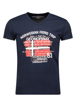 Geographical Norway Koszulka w kolorze granatowym ze sklepu Limango Polska w kategorii T-shirty męskie - zdjęcie 164684730