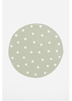 H & M - Bawełniany dywanik w puszyste kropki - Zielony ze sklepu H&M w kategorii Dywany - zdjęcie 164690222