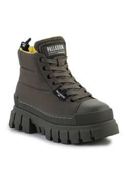 Buty Palladium Revolt Boot Overcush W 98863-325-M zielone ze sklepu ButyModne.pl w kategorii Workery damskie - zdjęcie 164713994
