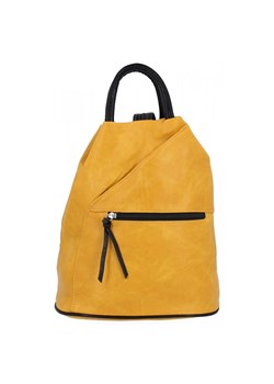 Uniwersalny Plecak Damski firmy Hernan HB0206 Żółty ze sklepu PaniTorbalska w kategorii Plecaki - zdjęcie 164720833