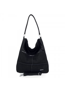 Torebka Uniwersalna XL Bee Bag Czarna 1752A561 ze sklepu PaniTorbalska w kategorii Torby Shopper bag - zdjęcie 164721454