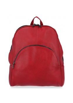 Uniwersalny Plecaczek Damski Herisson Czerwony ze sklepu PaniTorbalska w kategorii Plecaki - zdjęcie 164723783