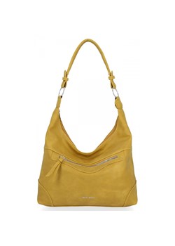 BEE BAG Uniwersalne Torebki Damskie na co dzień Laida Żółta ze sklepu PaniTorbalska w kategorii Torby Shopper bag - zdjęcie 164728542