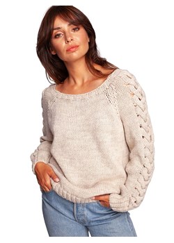 Be Wear Sweter w kolorze beżowym ze sklepu Limango Polska w kategorii Swetry damskie - zdjęcie 164733121