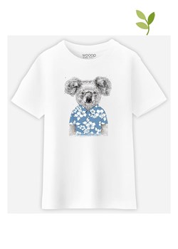 WOOOP Koszulka &quot;Summer Koala Blue&quot; w kolorze białym ze sklepu Limango Polska w kategorii T-shirty chłopięce - zdjęcie 164733450