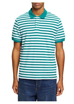 ESPRIT Koszulka polo w kolorze zielono-białym ze sklepu Limango Polska w kategorii T-shirty męskie - zdjęcie 164734110
