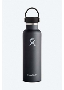 Hydro Flask butelka termiczna 21 OZ Standard Flex Cap S21SX001 kolor czarny ze sklepu PRM w kategorii Bidony i butelki - zdjęcie 164737531