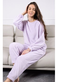 Ciepły liliowy dres piżama Vivi, Kolor liliowy, Rozmiar S/M, Momenti per me ze sklepu Intymna w kategorii Piżamy damskie - zdjęcie 164737573