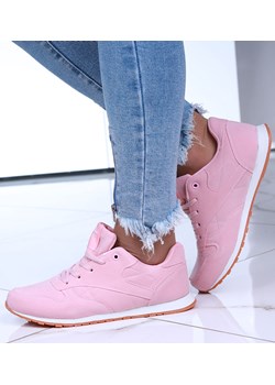 Sznurowane różowe buty damskie /A10-2 15096 T349/ ze sklepu Pantofelek24.pl w kategorii Buty sportowe damskie - zdjęcie 164739414