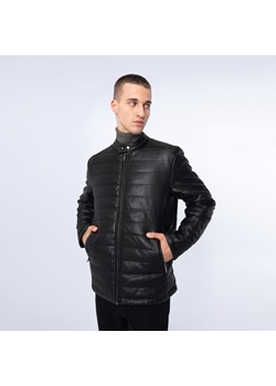 Męska kurtka z ekoskóry pikowana czarna ze sklepu WITTCHEN w kategorii Kurtki męskie - zdjęcie 164740170
