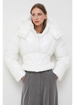 Pinko kurtka damska kolor biały zimowa 101596.A00N ze sklepu ANSWEAR.com w kategorii Kurtki damskie - zdjęcie 164740734