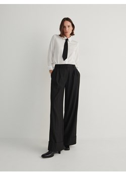 Reserved - Spodnie z kantem - czarny ze sklepu Reserved w kategorii Spodnie damskie - zdjęcie 164752204