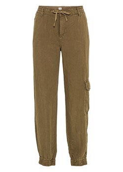 Camel Active Spodnie w kolorze oliwkowym ze sklepu Limango Polska w kategorii Spodnie damskie - zdjęcie 164753604