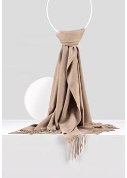 Ciepły brązowy szal z wiskozą ze sklepu Molton w kategorii Szaliki i chusty damskie - zdjęcie 164794031