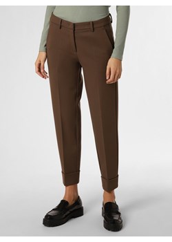 Cambio Spodnie Kobiety wiskoza brązowy jednolity ze sklepu vangraaf w kategorii Spodnie damskie - zdjęcie 164800400