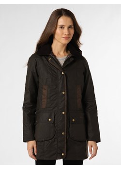 Barbour Kurtka damska Kobiety błotnisty jednolity ze sklepu vangraaf w kategorii Parki damskie - zdjęcie 164800430