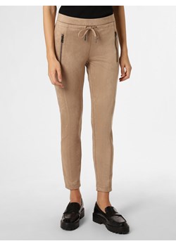 Opus Spodnie Kobiety beżowy jednolity ze sklepu vangraaf w kategorii Spodnie damskie - zdjęcie 164800461