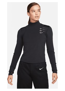 Damska koszulka z długim rękawem do biegania Nike Dri-FIT ADV Running Division - Czerń ze sklepu Nike poland w kategorii Bluzki damskie - zdjęcie 164801961