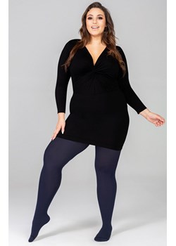 Gładkie rajstopy plus size Margaret II 50 DEN 3D, Kolor czarny (onyx), Rozmiar 5, Mona Queen Size ze sklepu Primodo w kategorii Rajstopy - zdjęcie 164805254