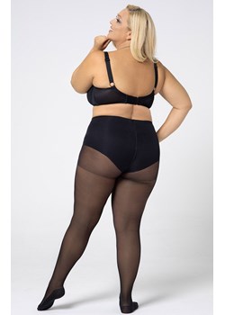 Plus size gładkie rajstopy damskie Reinforced victoria 30 DEN, Kolor czarny (onyx), Rozmiar 5, Mona Queen Size ze sklepu Primodo w kategorii Rajstopy - zdjęcie 164805291