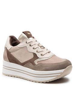 Nero Giardini Sneakersy I205285D Beżowy ze sklepu MODIVO w kategorii Buty sportowe damskie - zdjęcie 164808570