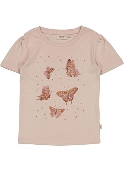 Wheat Koszulka &quot;Butterflies&quot; w kolorze jasnoróżowym ze sklepu Limango Polska w kategorii Bluzki dziewczęce - zdjęcie 164811043