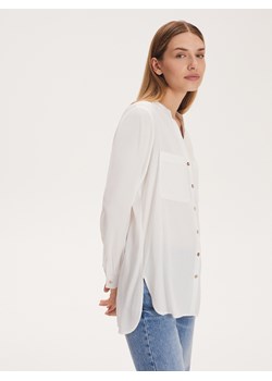 Reserved - Koszula z wiskozy - złamana biel ze sklepu Reserved w kategorii Koszule damskie - zdjęcie 164873994