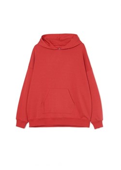 Cropp - Czerwona bluza z kapturem i rogami - czerwony ze sklepu Cropp w kategorii Bluzy damskie - zdjęcie 164876341