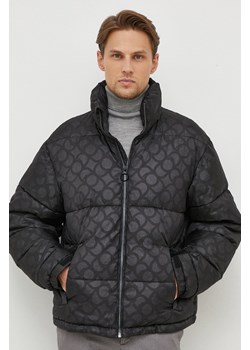 Trussardi kurtka męska kolor czarny zimowa oversize ze sklepu ANSWEAR.com w kategorii Kurtki męskie - zdjęcie 164878072