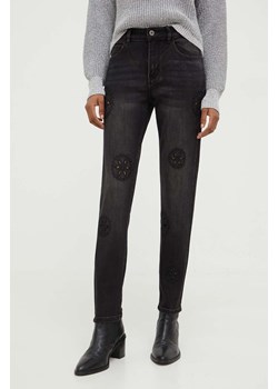 Answear Lab jeansy damskie kolor czarny ze sklepu ANSWEAR.com w kategorii Jeansy damskie - zdjęcie 164878462