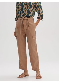 OPUS Spodnie &quot;Maidie&quot; w kolorze jasnobrązowym ze sklepu Limango Polska w kategorii Spodnie damskie - zdjęcie 164879874