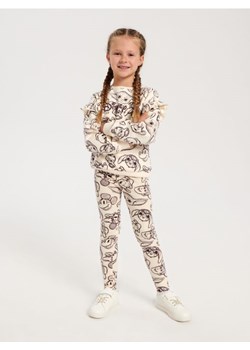 Sinsay - Legginsy Disney 100 - kremowy ze sklepu Sinsay w kategorii Spodnie dziewczęce - zdjęcie 164881054