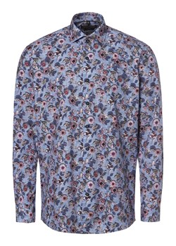 Finshley & Harding Koszula męska Mężczyźni Modern Fit Bawełna denim wzorzysty ze sklepu vangraaf w kategorii Koszule męskie - zdjęcie 164889230