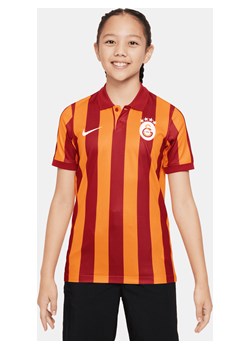 Koszulka piłkarska z krótkim rękawem dla dużych dzieci Nike Dri-FIT Galatasaray Stadium 2023/24 (wersja trzecia) - Pomarańczowy ze sklepu Nike poland w kategorii Bluzki dziewczęce - zdjęcie 164893452