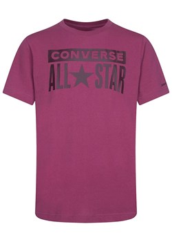 Converse Koszulka w kolorze ciemnofioletowym ze sklepu Limango Polska w kategorii T-shirty chłopięce - zdjęcie 164894914