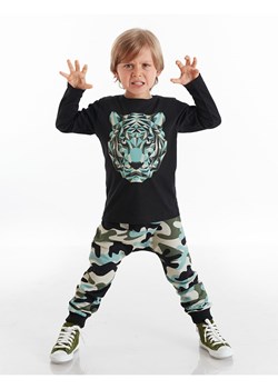 Denokids 2-częściowy zestaw &quot;Camo Tiger&quot; w kolorze czarno-turkusowym ze sklepu Limango Polska w kategorii Dresy chłopięce - zdjęcie 164896641