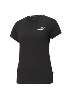 PUMA T-Shirt damski Essential Small Logo czarny ze sklepu taniesportowe.pl w kategorii Bluzki damskie - zdjęcie 164899063