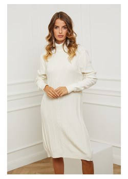 Joséfine Sukienka dzianinowa &quot;Bernie&quot; w kolorze białym ze sklepu Limango Polska w kategorii Sukienki - zdjęcie 164900100