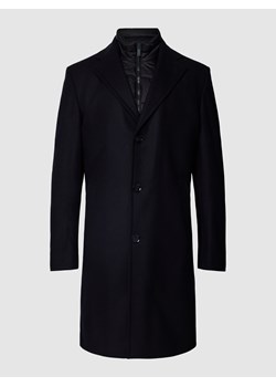 Płaszcz z kołnierzem z połami model ‘Baronz’ ze sklepu Peek&Cloppenburg  w kategorii Płaszcze męskie - zdjęcie 164908481