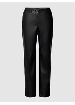 Spodnie z imitacji skóry ze sklepu Peek&Cloppenburg  w kategorii Spodnie damskie - zdjęcie 164908672