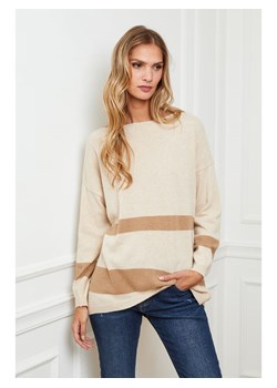 Joséfine Sweter &quot;Enova&quot; w kolorze beżowym ze sklepu Limango Polska w kategorii Swetry damskie - zdjęcie 164919630