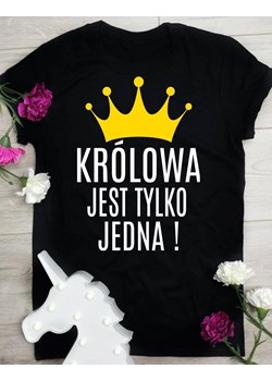 koszulka damska królowa jest tylko jedna ze sklepu Time For Fashion w kategorii Bluzki damskie - zdjęcie 164921080