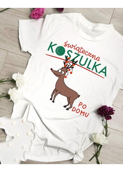 świąteczna koszulka damska ze sklepu Time For Fashion w kategorii Bluzki damskie - zdjęcie 164921182