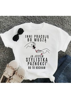 koszulka dla kosmetyczki ze sklepu Time For Fashion w kategorii Bluzki damskie - zdjęcie 164921404